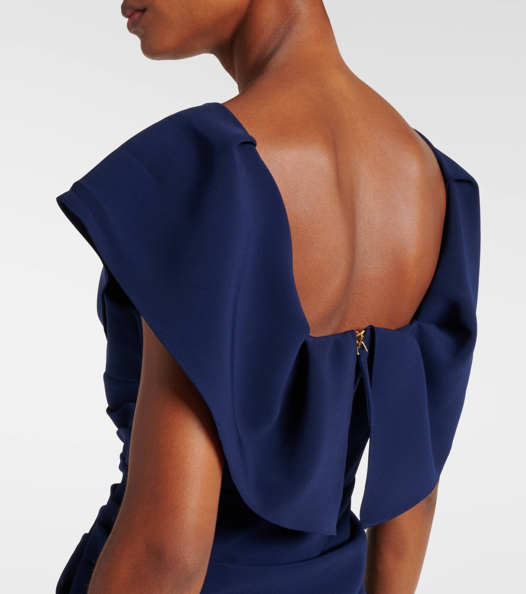 Draped midi dress - 6