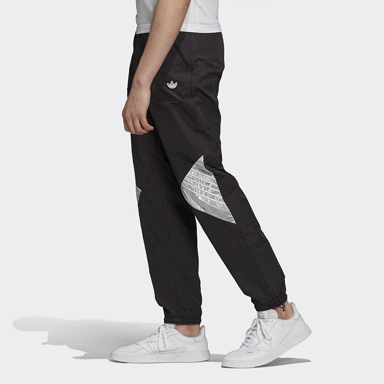 adidas originals Tolima-02 Trackp Reflective Logo Casual Training Sports Long Pants Black GD5804 - 5