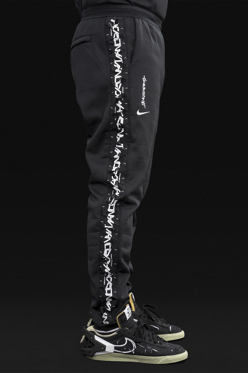 GGG-P1-011 Nike® Acronym® Track Pant Knit Black/Black - 5