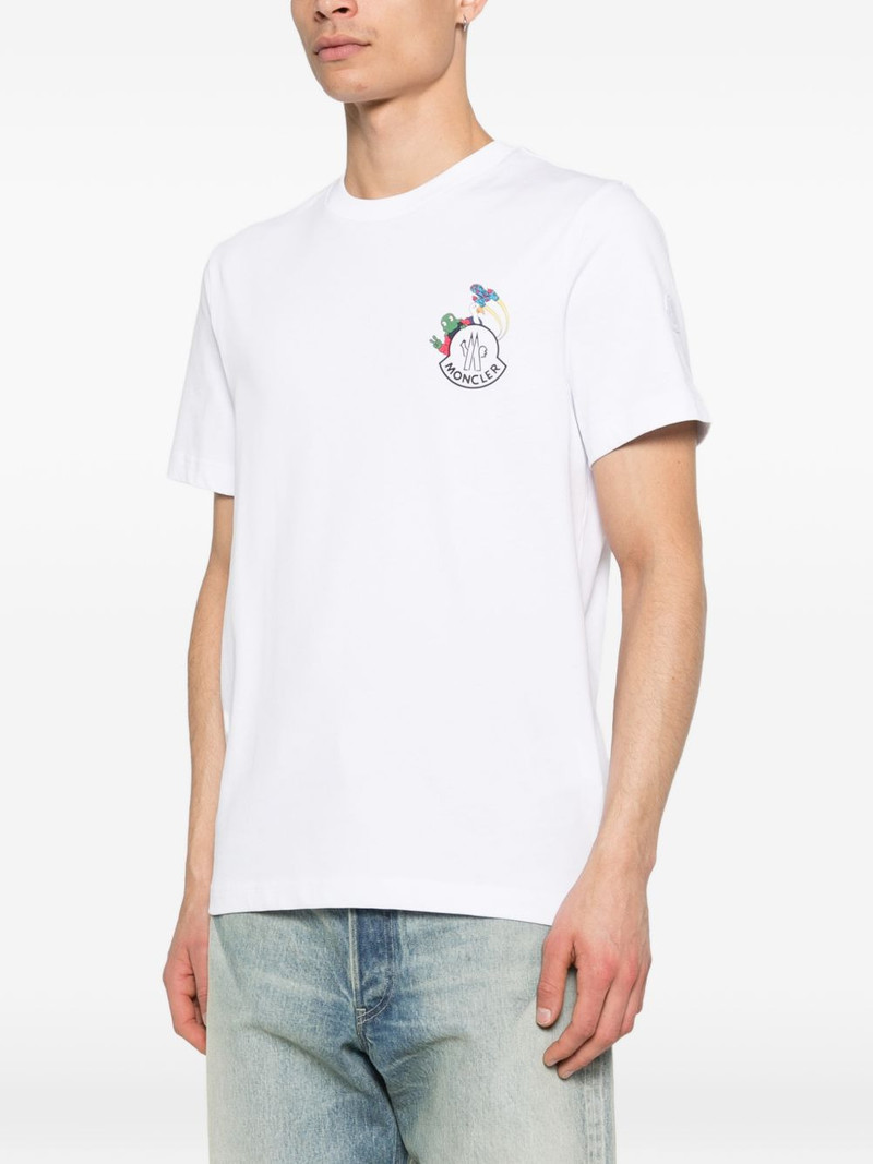 cartoon logo graphic T-shirt 3