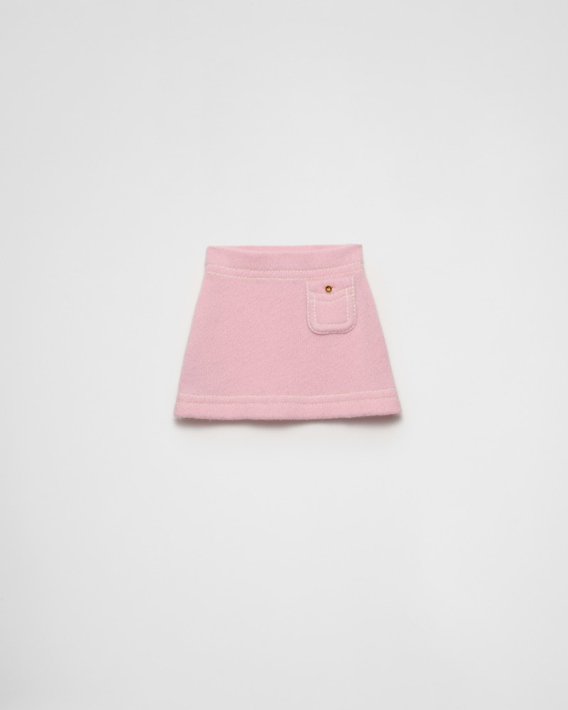 Cashmere miniskirt - 1
