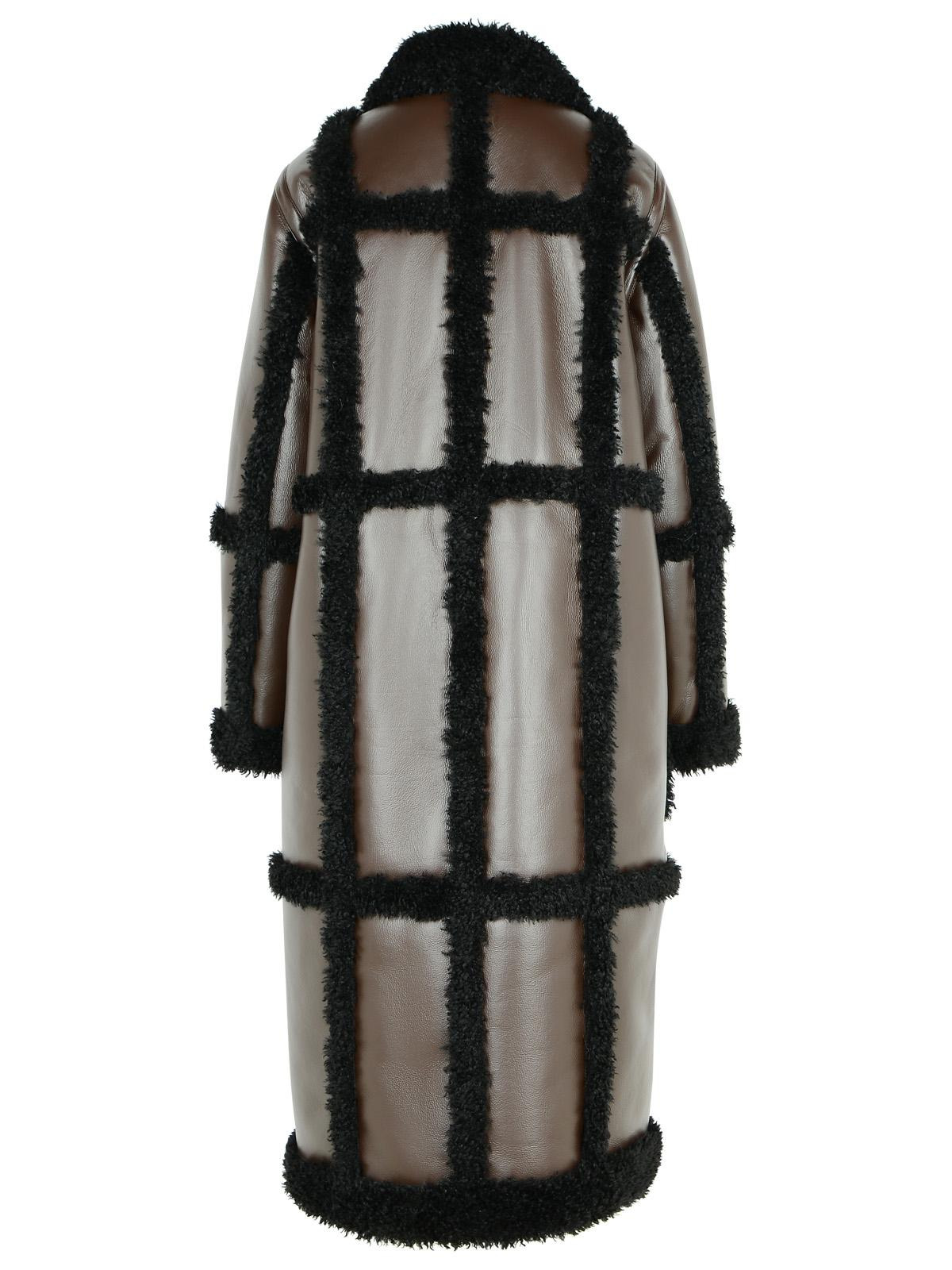 Stand Studio 'Patrice' Brown Polyurethane Coat Women - 3