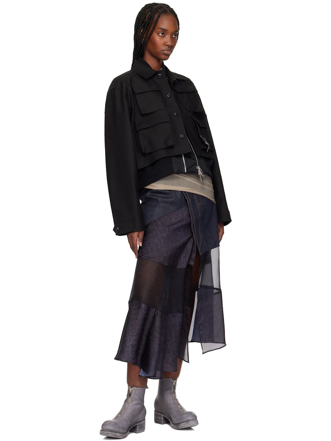 Gray PL1WZ Boots - 5