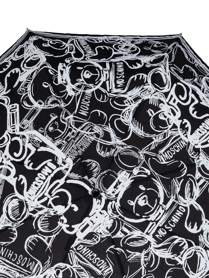 Moschino TEDDY BEAR-PRINT UMBRELLA outlook