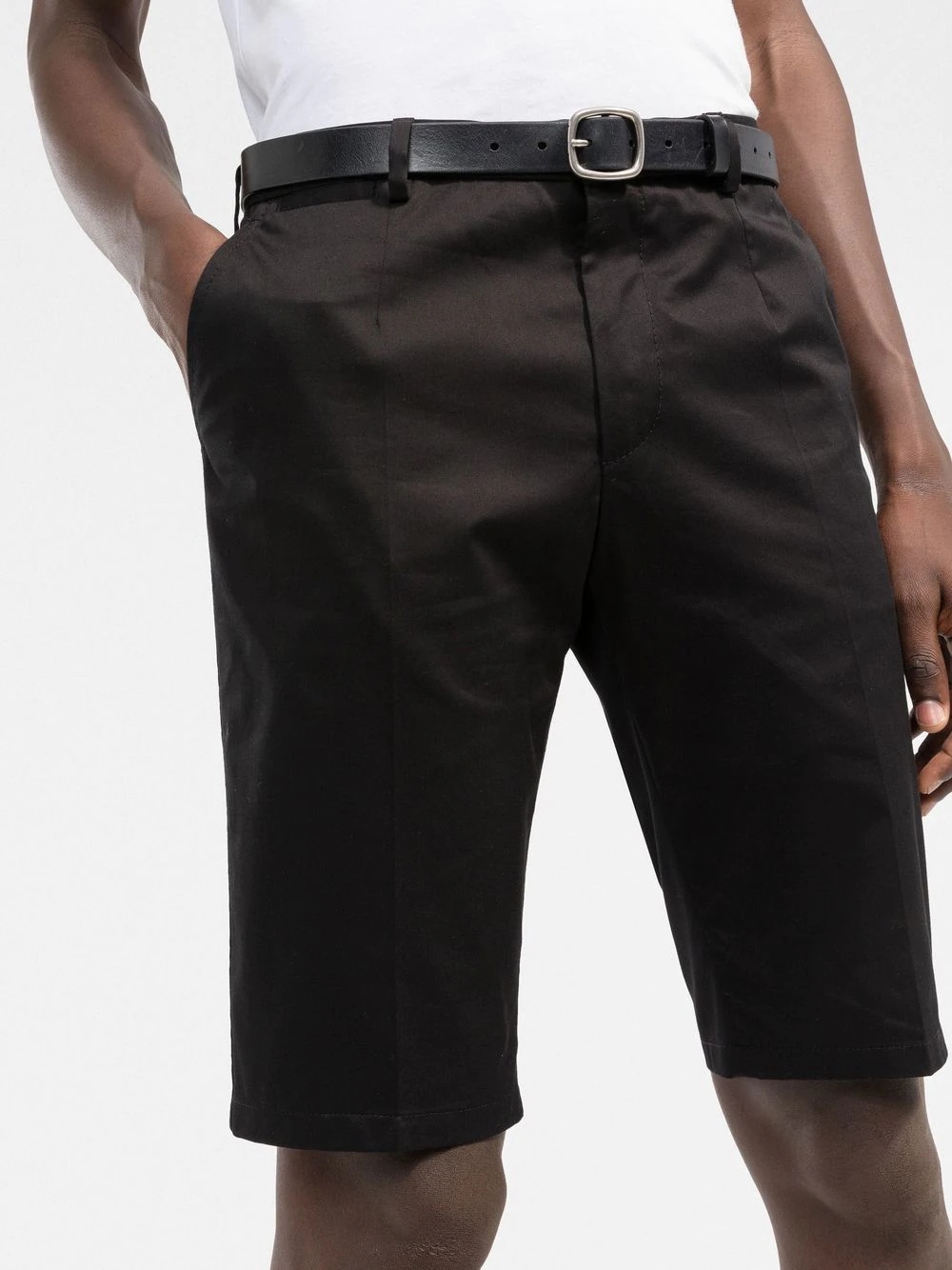 knee-length tailored shorts - 3