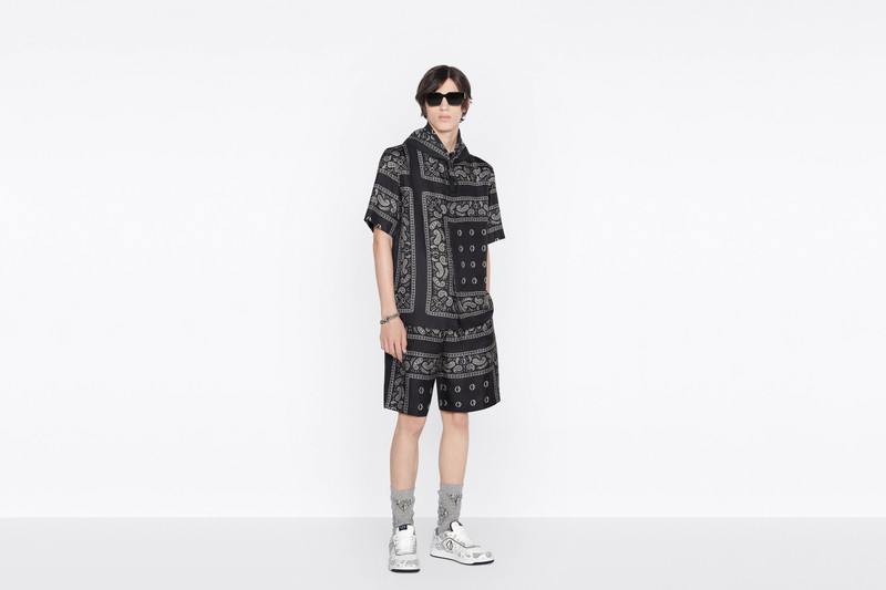 Dior Short-Sleeved Shirt with Bandana Motif outlook