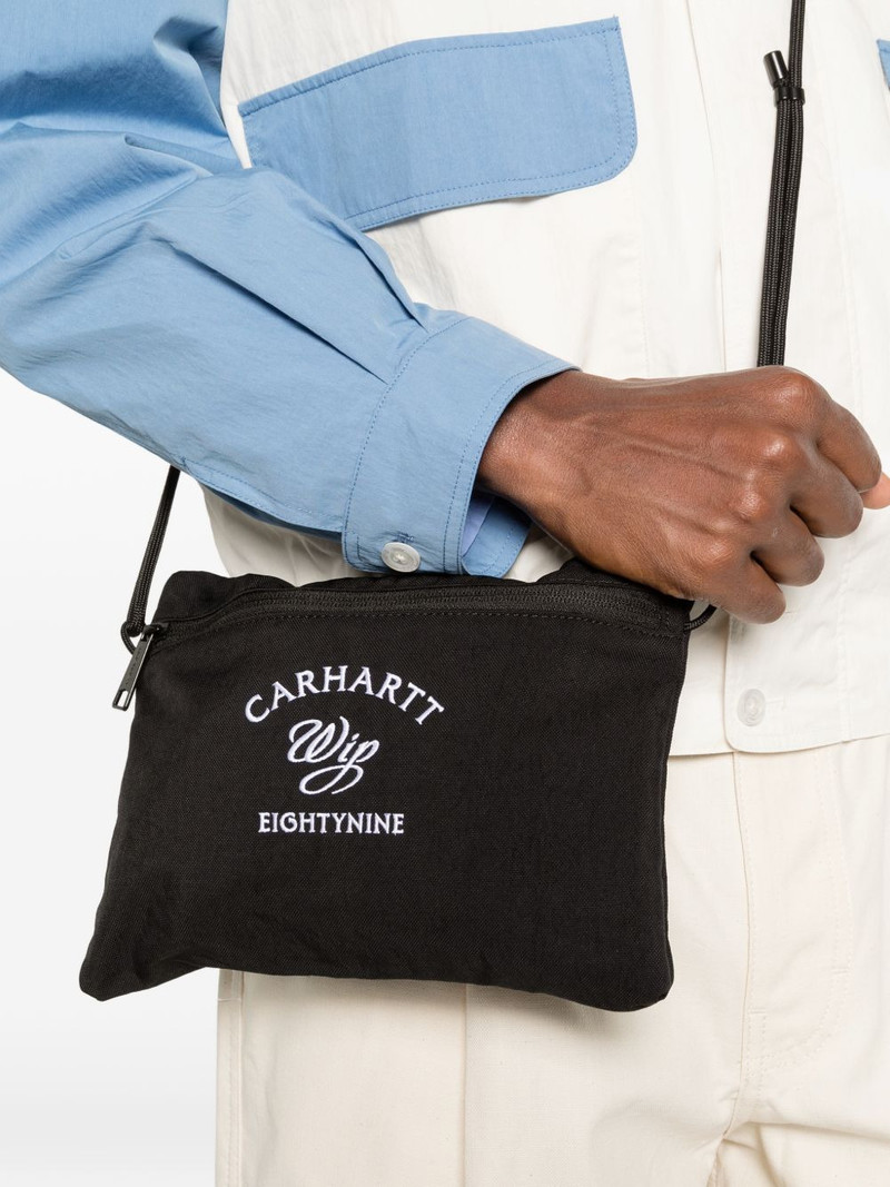 Carhartt logo-embroidered shoulder bag outlook