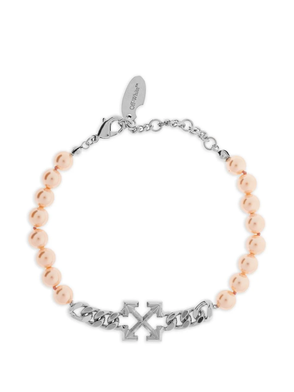 Arrows glass-pearl bracelet - 1