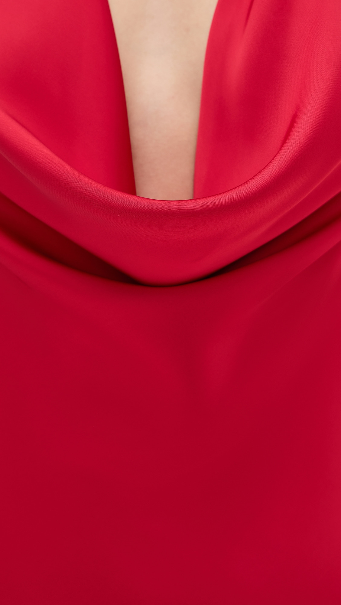 Halter Drape Mini Dress - 5