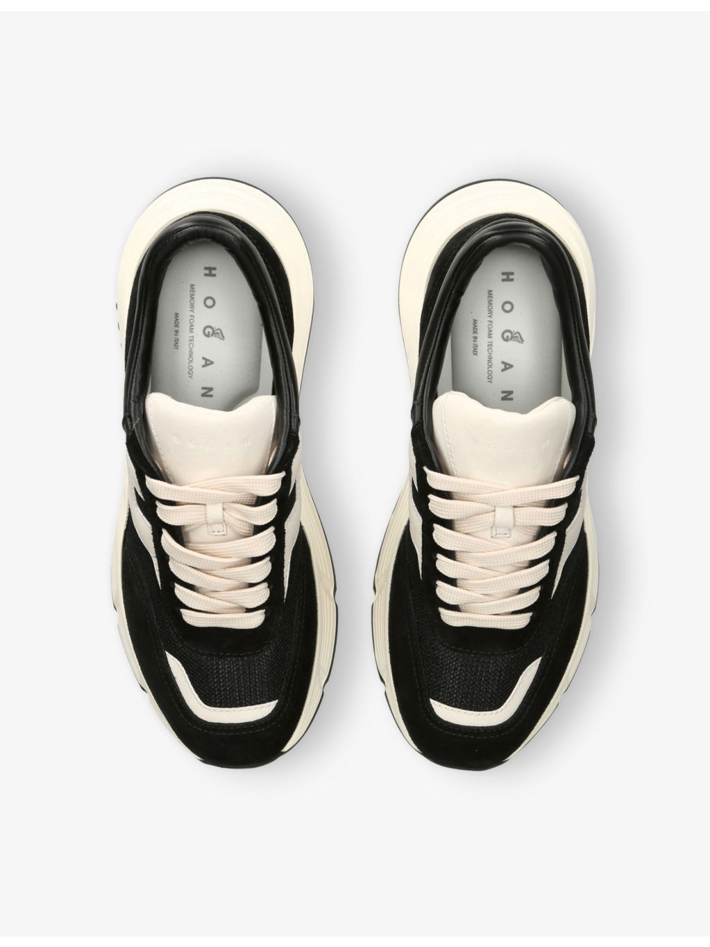 Allacciato H 669 Suede and Leather Low-Top Trainers - 2
