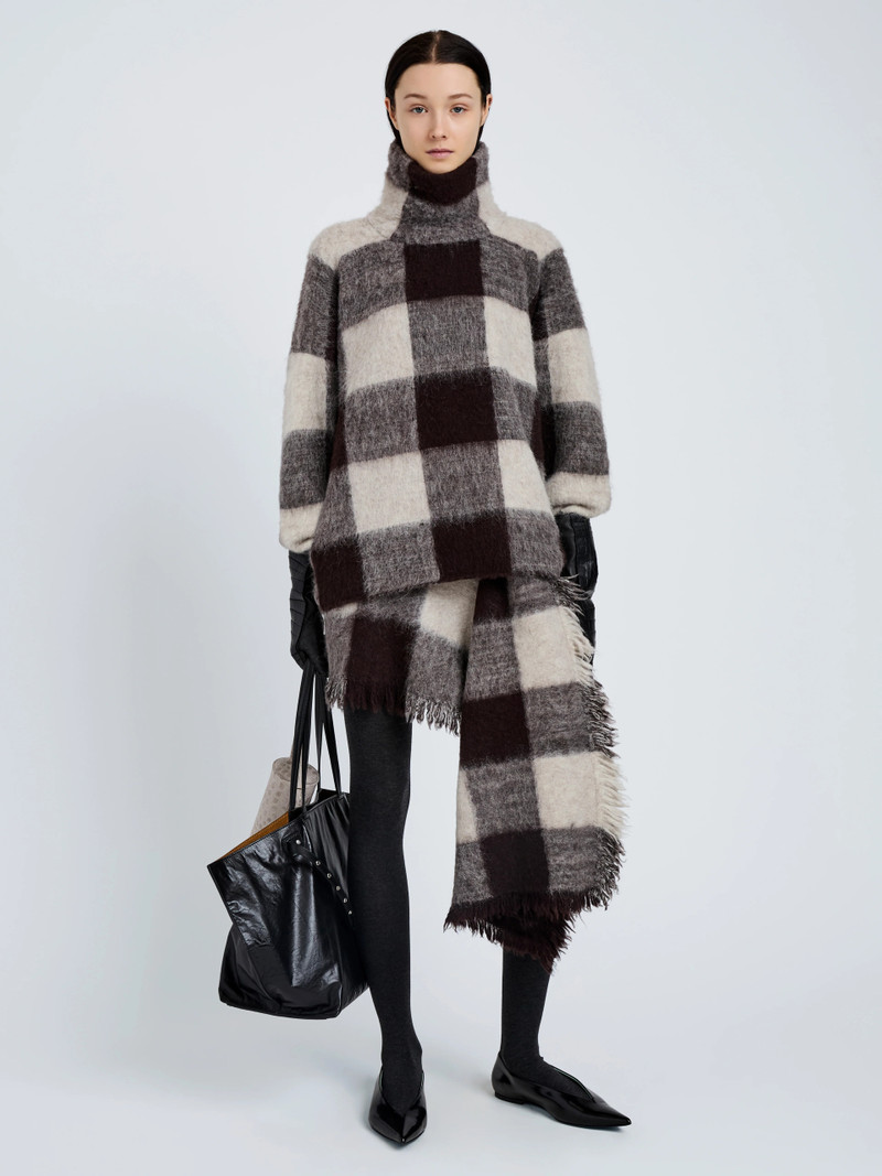 Proenza Schouler Kai Top in Brushed Glenplaid Knit outlook