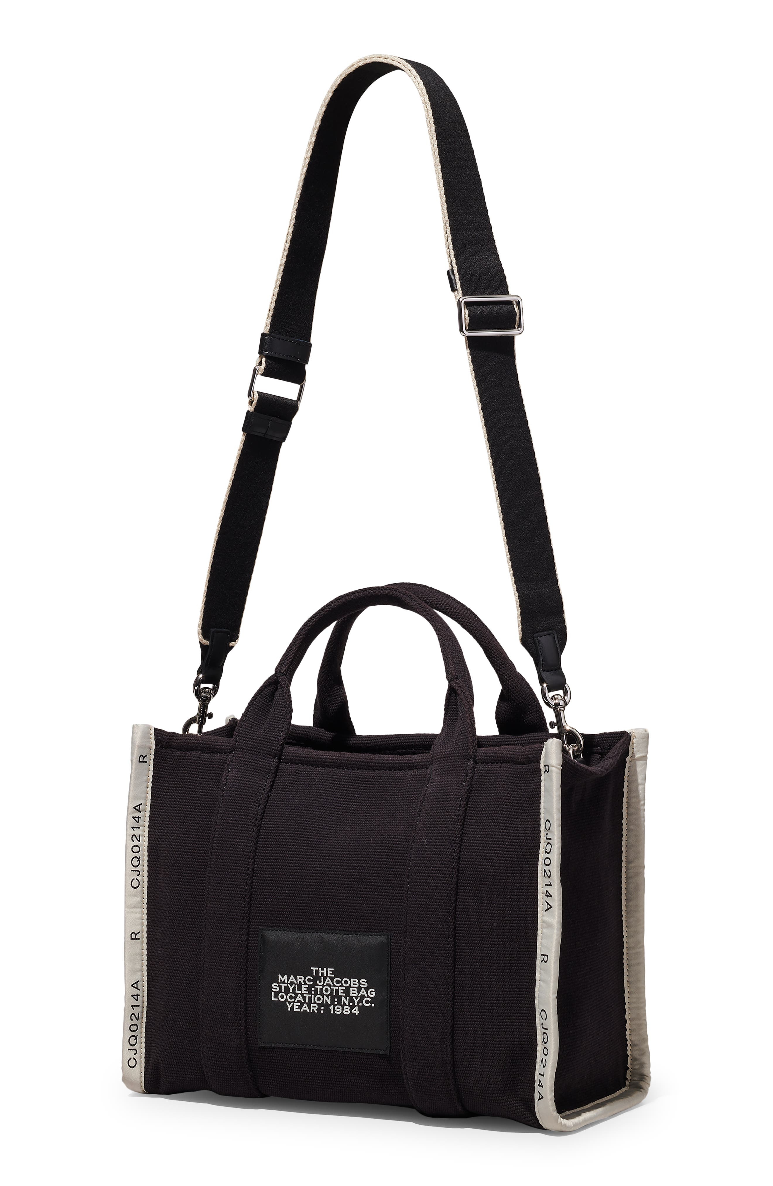 Marc Jacobs The Jacquard Medium Tote Bag in Black at Nordstrom - 6
