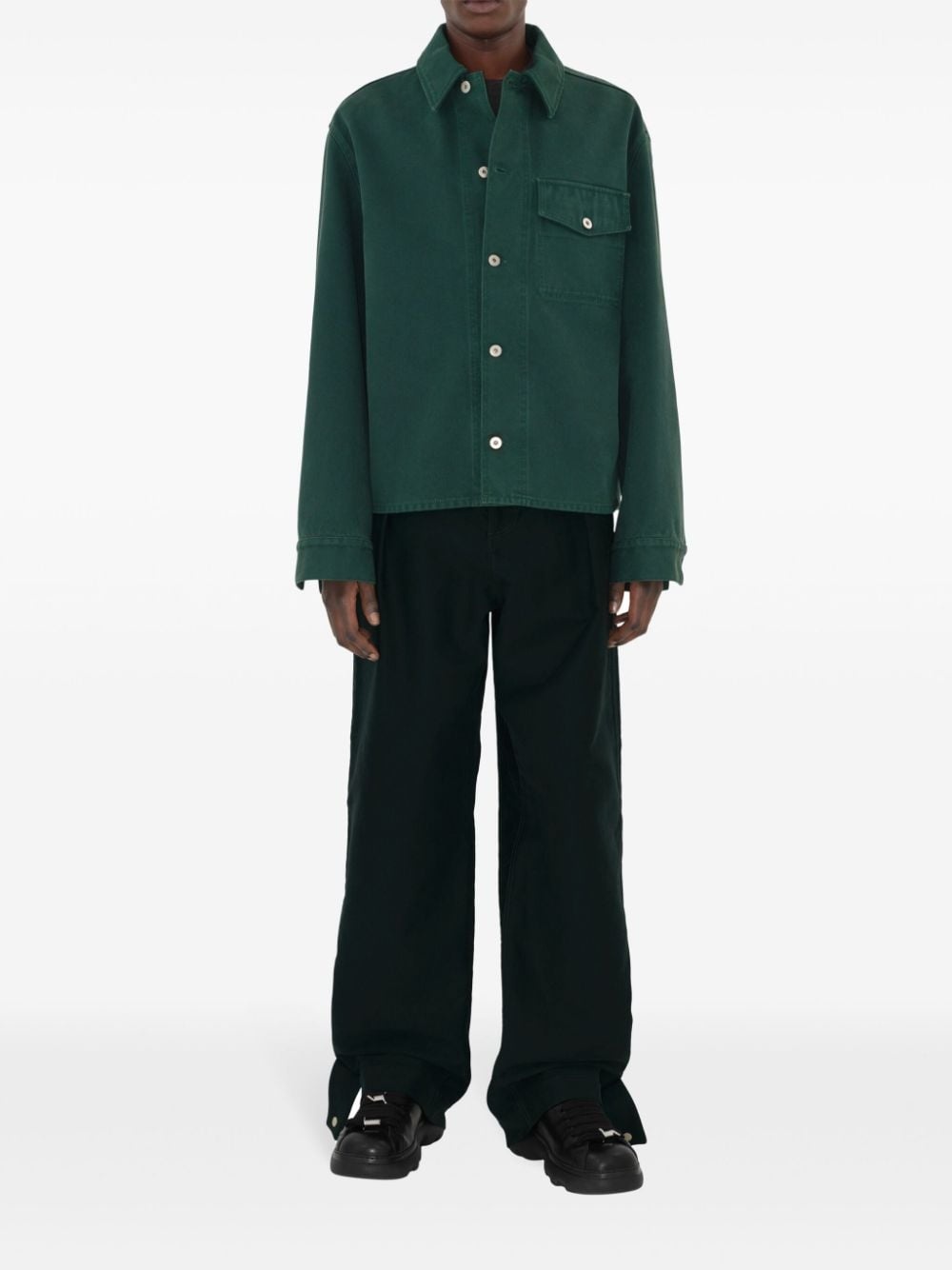 EKD-embroidered cotton jacket - 2