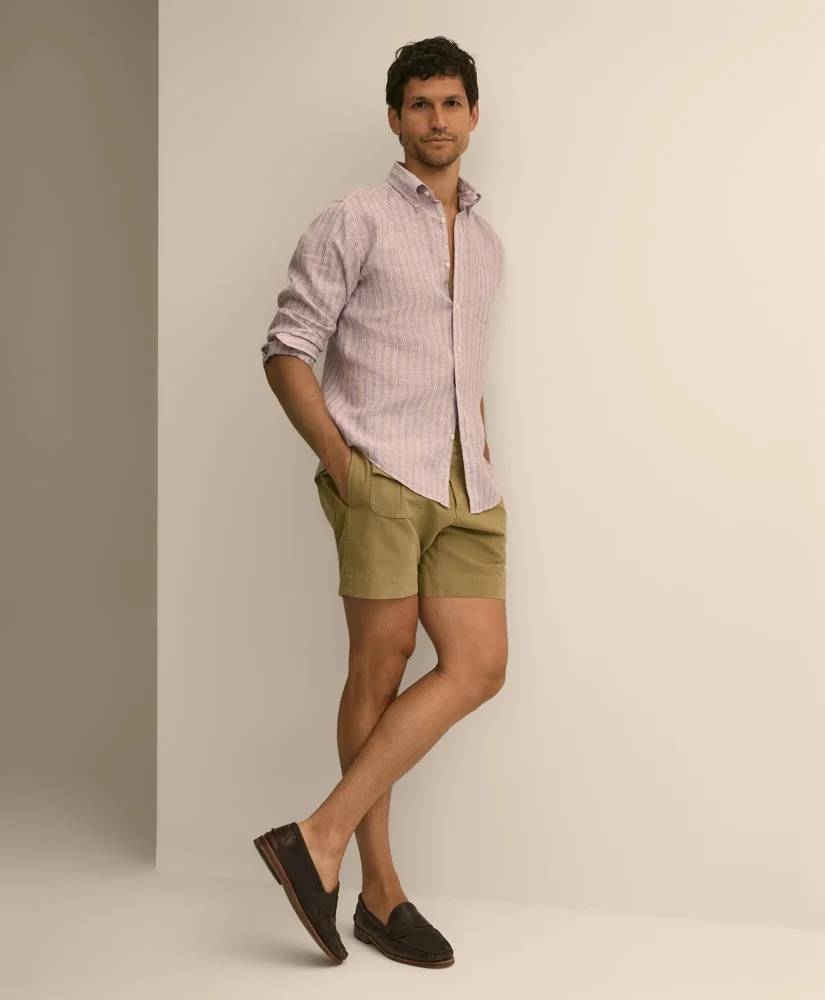 7" Cotton Blend Paratrooper Shorts - 1