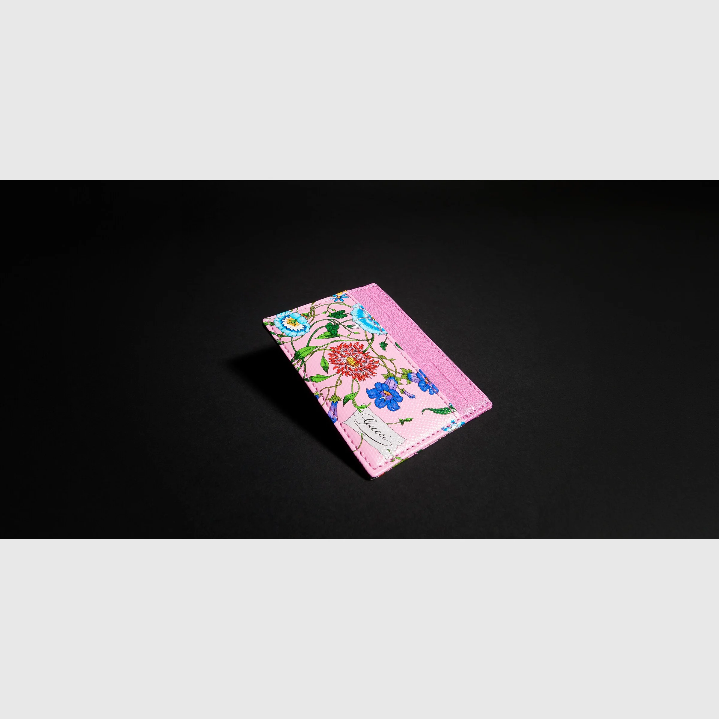 Flora-motif card case - 1