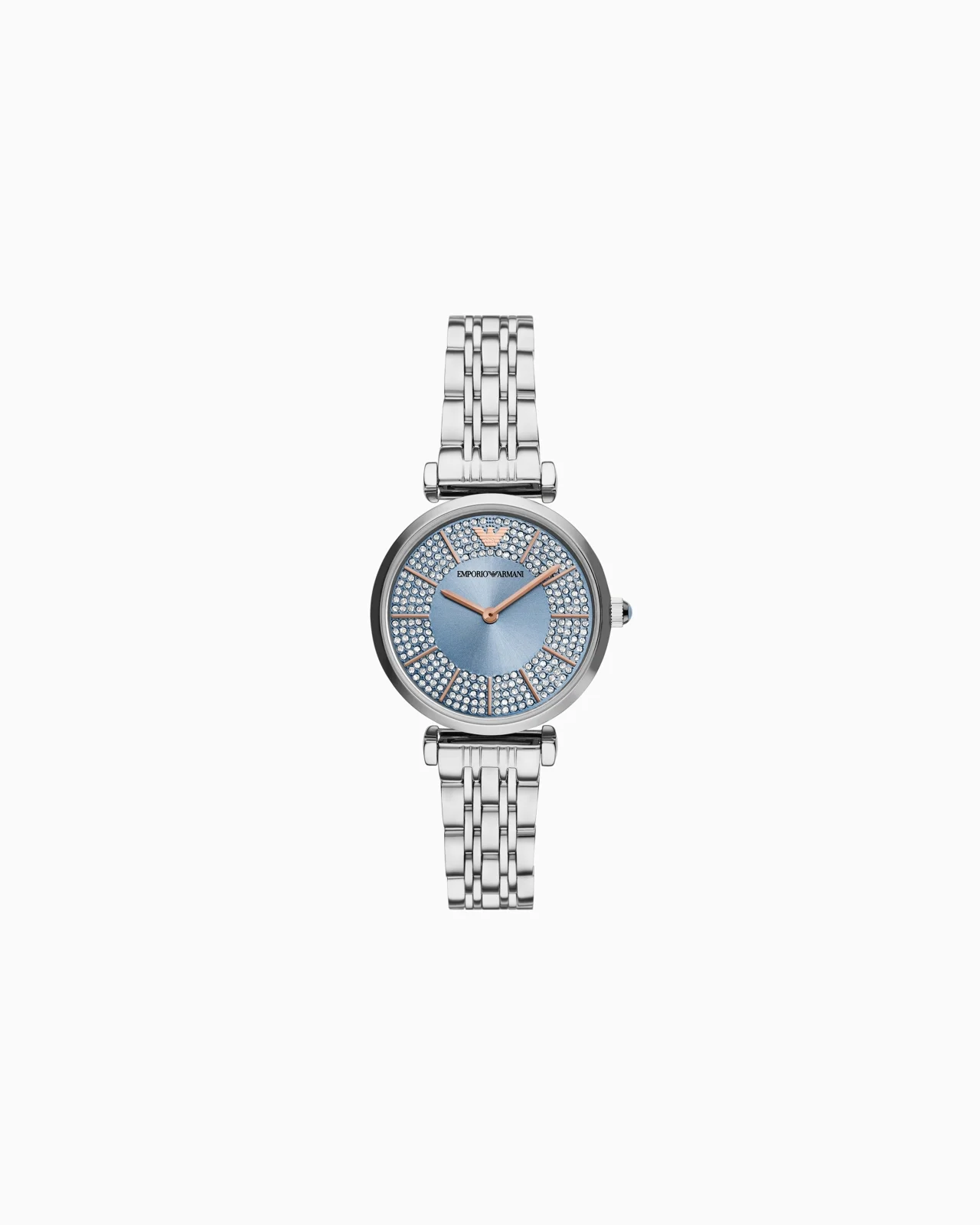 TWO-HAND STAINLESS STEEL WATCH - 1