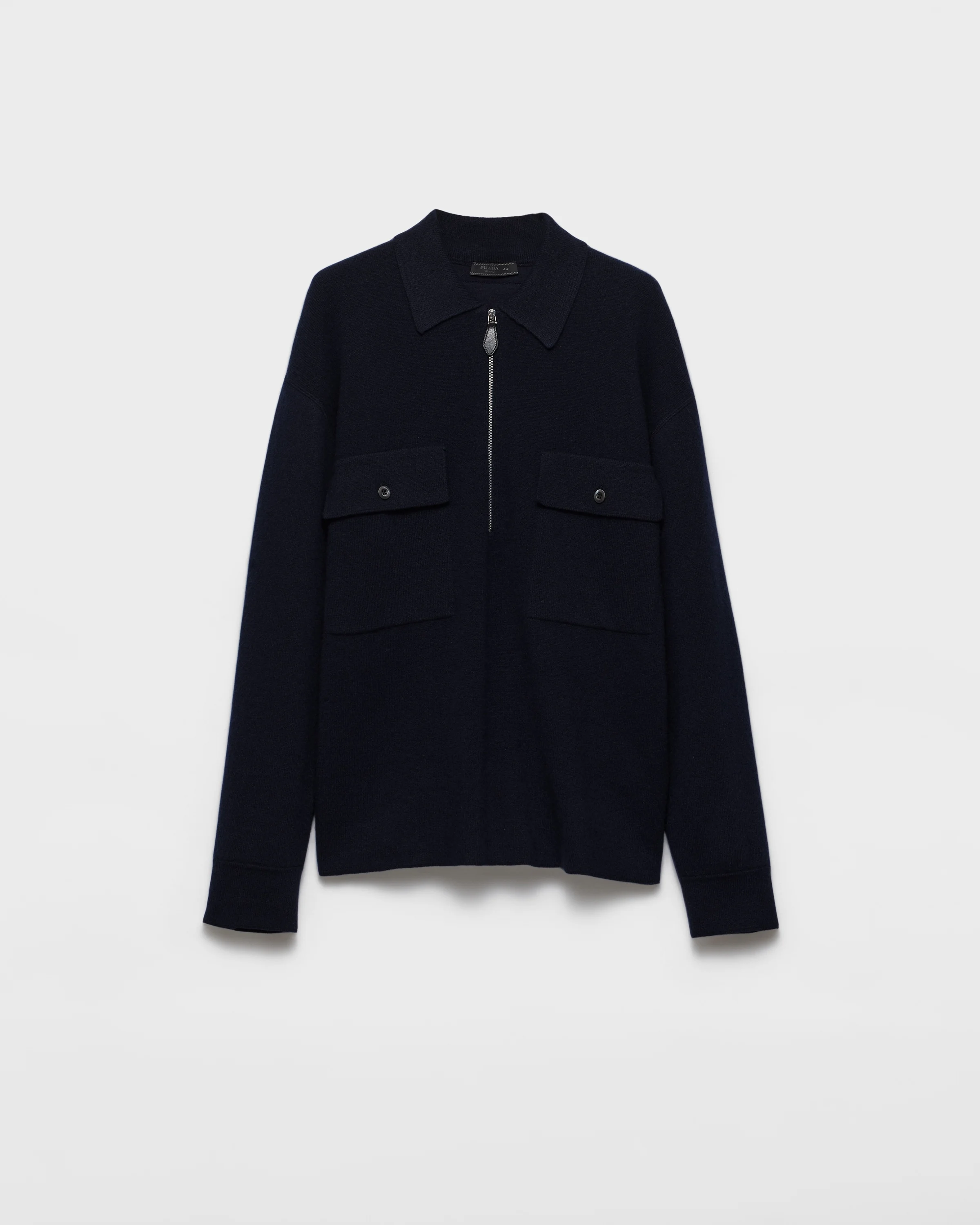 Cashmere polo shirt - 1