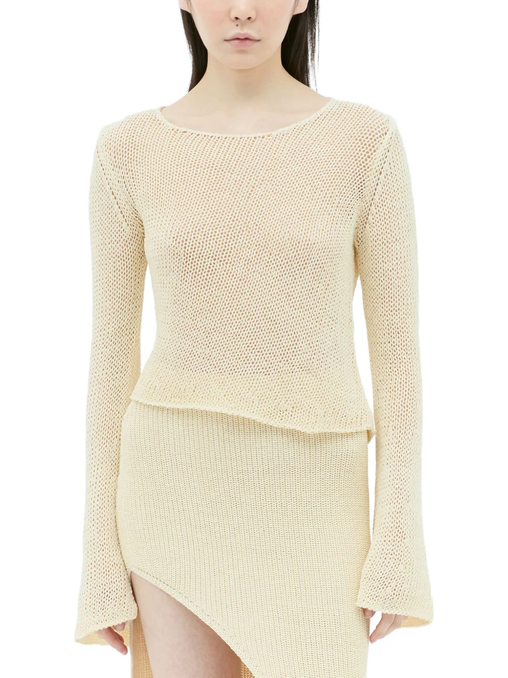 Dai flared-sleeve top - 1