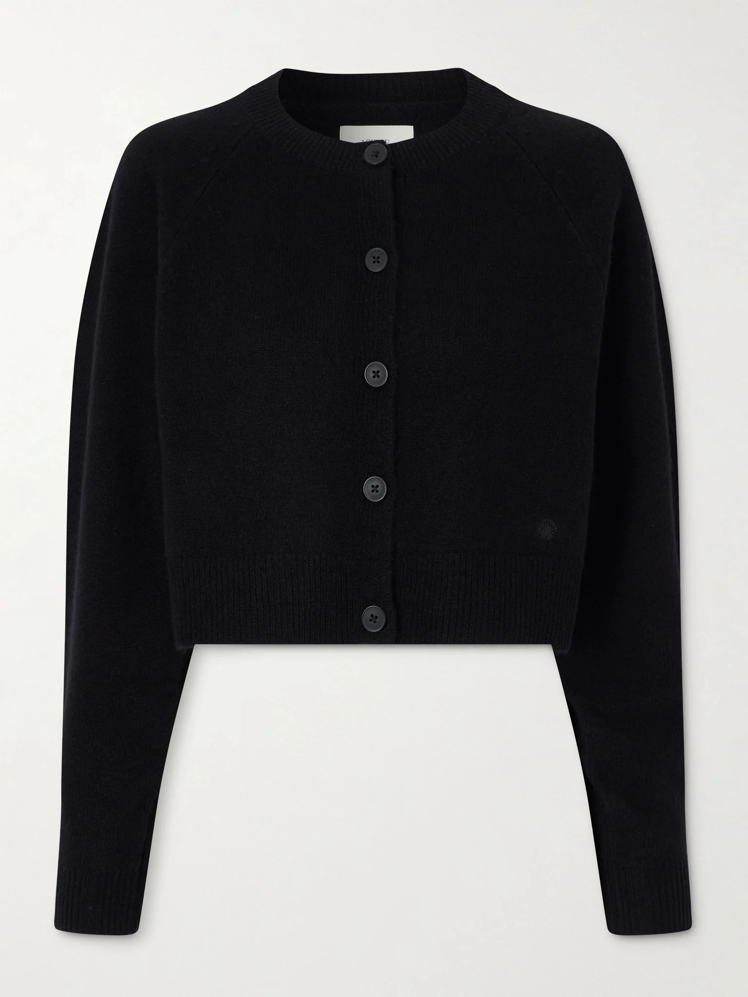 Heike cashmere cardigan Black - 1
