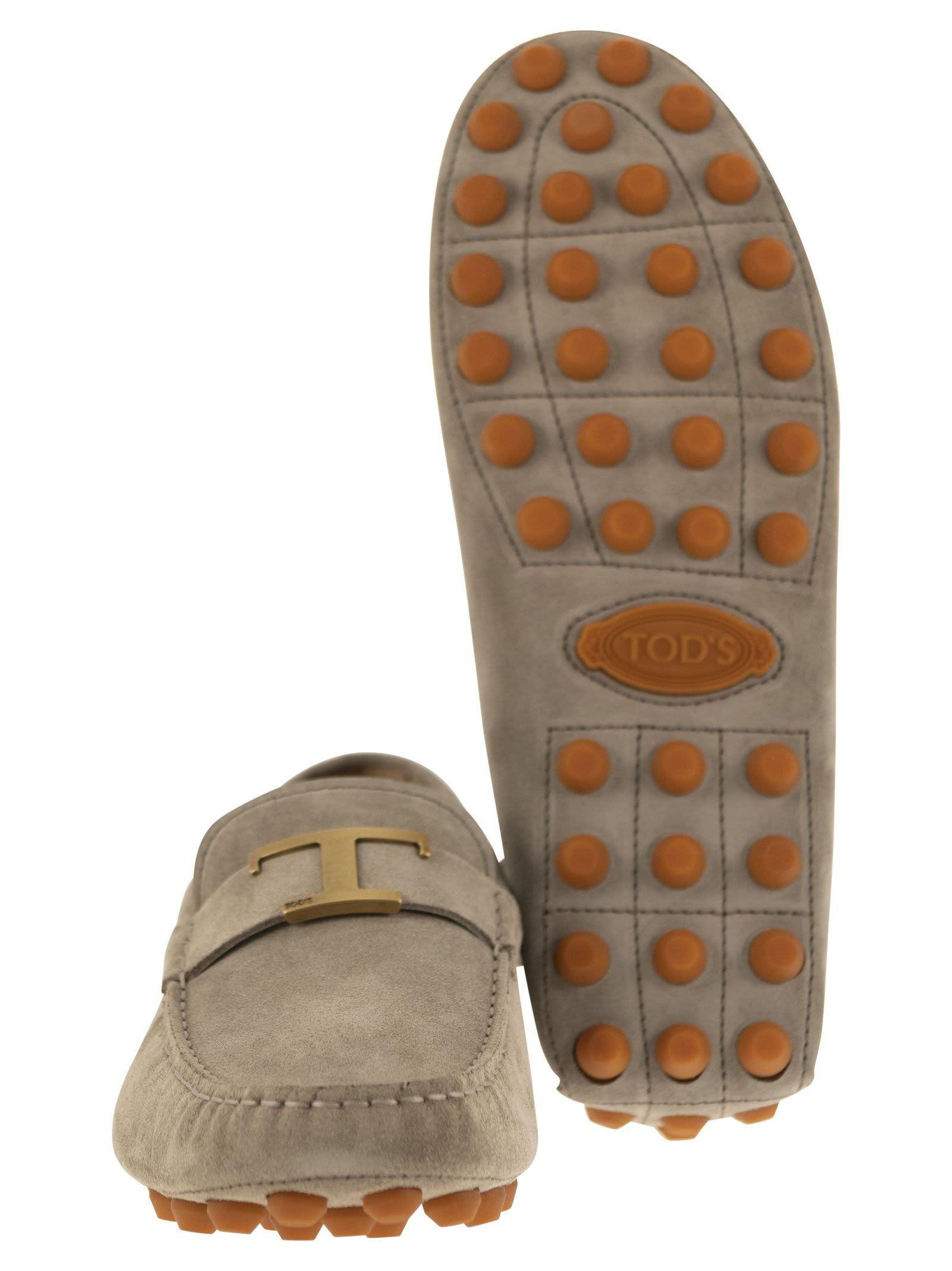 Tod's Men Rubber Bubble T Timeless In Suede Leather - 5