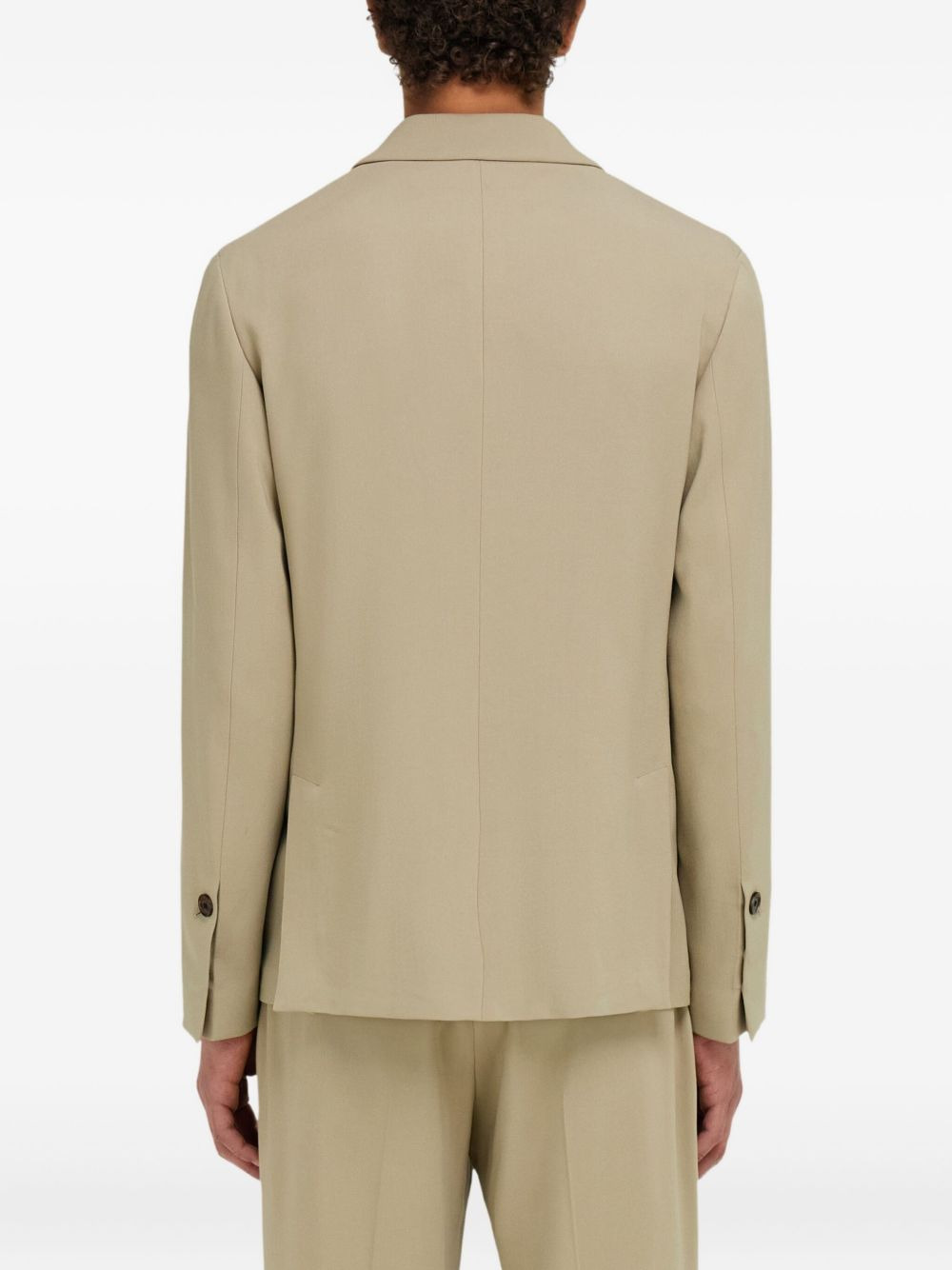 four-button single-breasted blazer - 4
