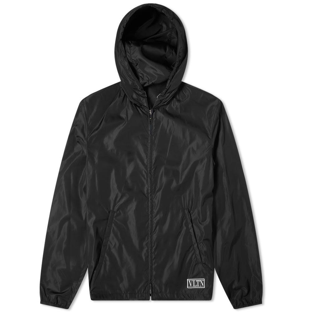 Valentino VLTN Rubber Logo Patch Windbreaker Jacket - 1