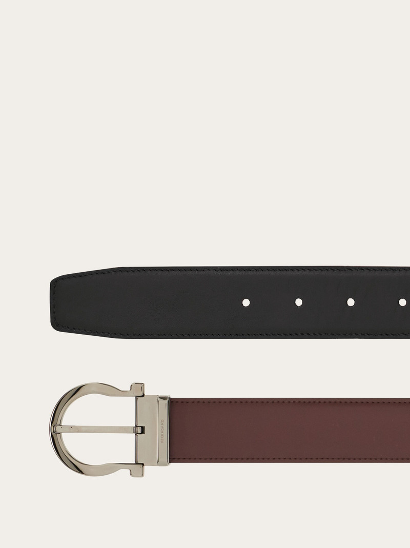 FERRAGAMO Reversible and adjustable Gancini belt outlook