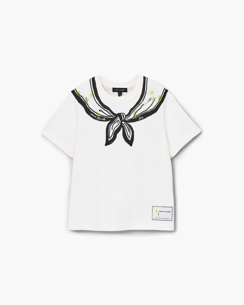 Marc Jacobs TROMPE L'OEIL SCARF BABY TEE outlook