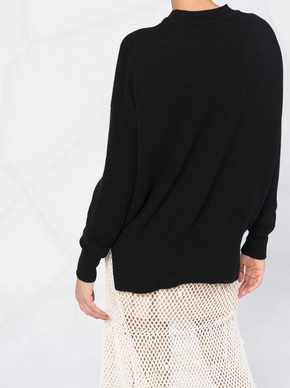 cashmere long-sleeve jumper - 5