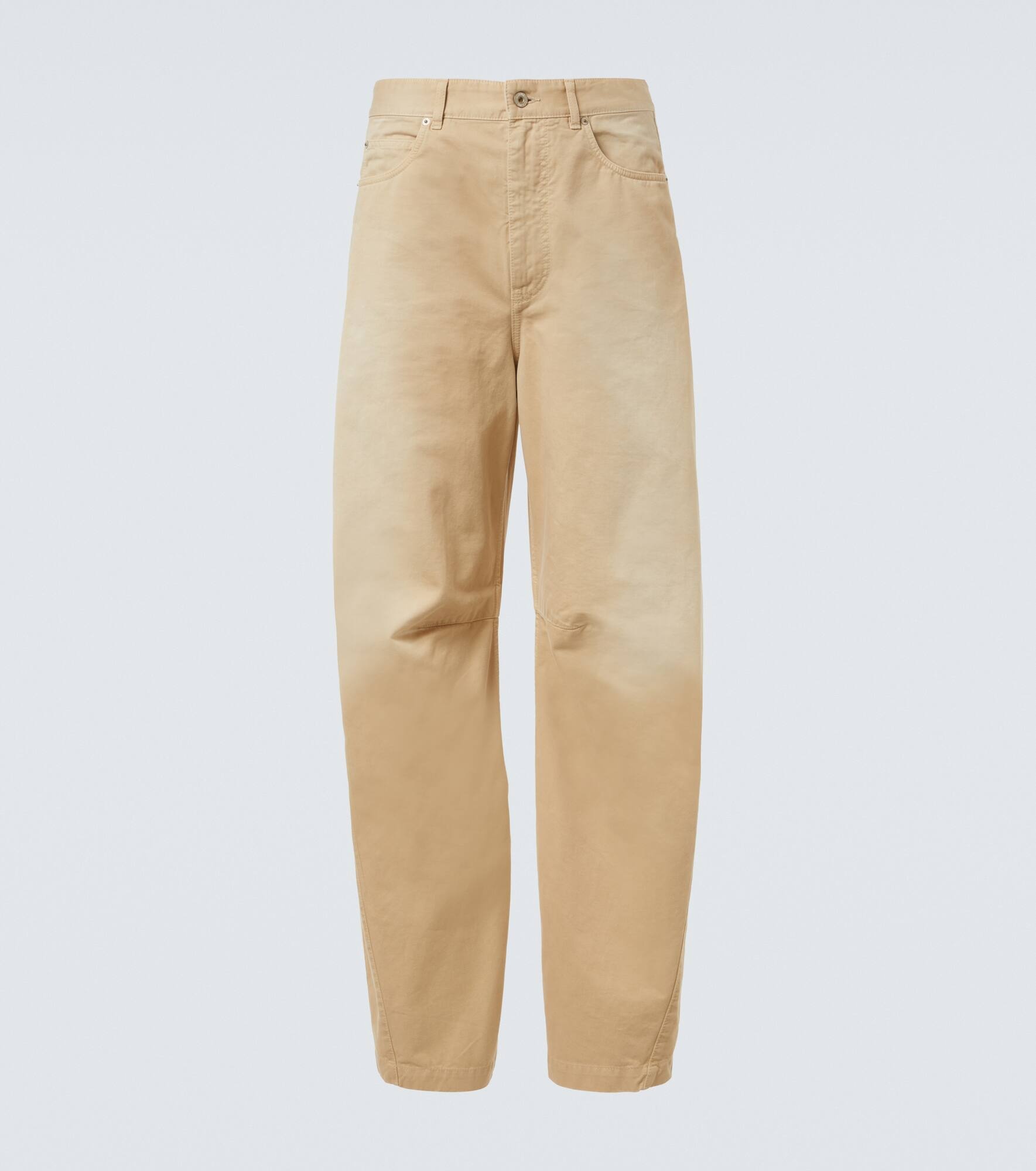 Paula's Ibiza twill barrel-leg pants - 1