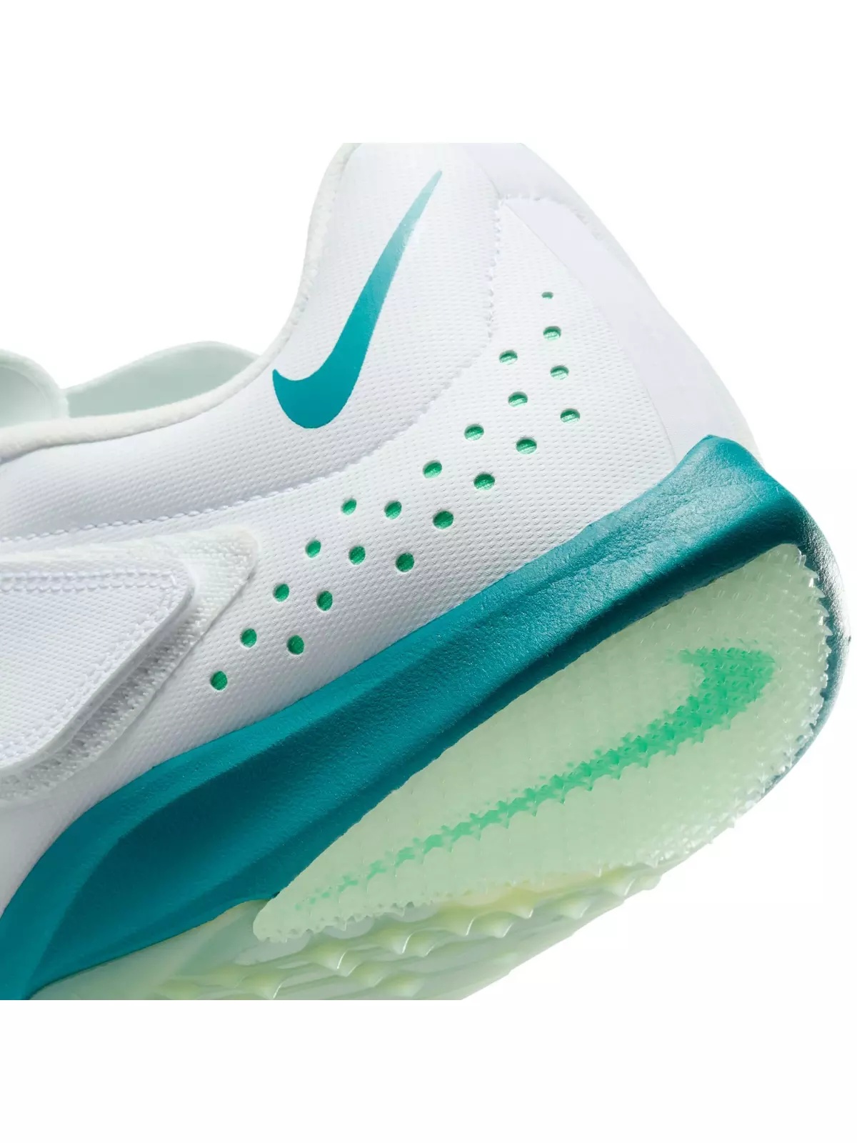 Long Jump Elite "White/Bright Spruce/Barely Green" Unisex Track Spike - 11