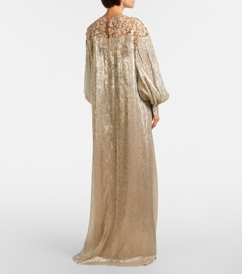 Embellished silk-blend gown 6