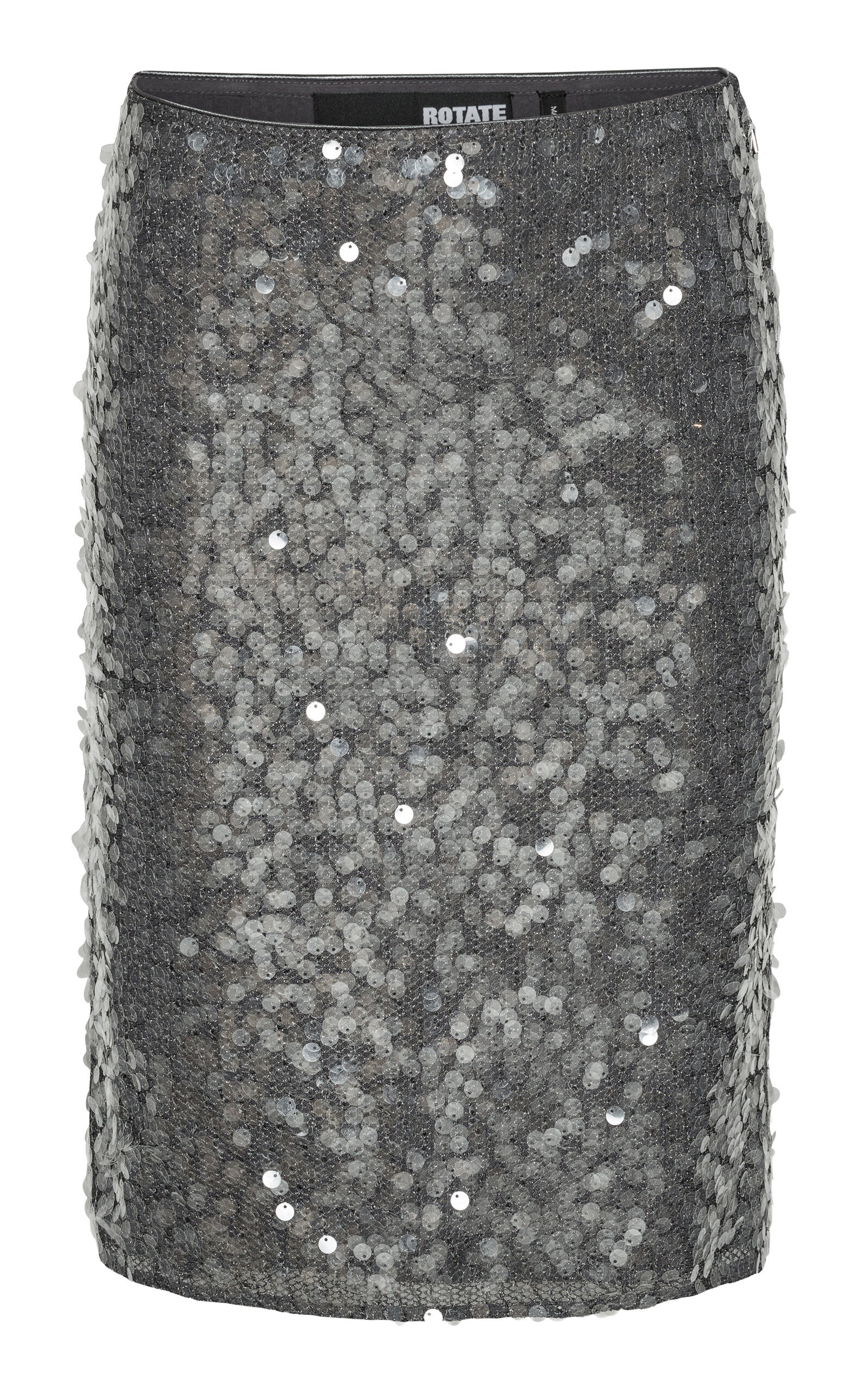 net sequin skirt grey - 1
