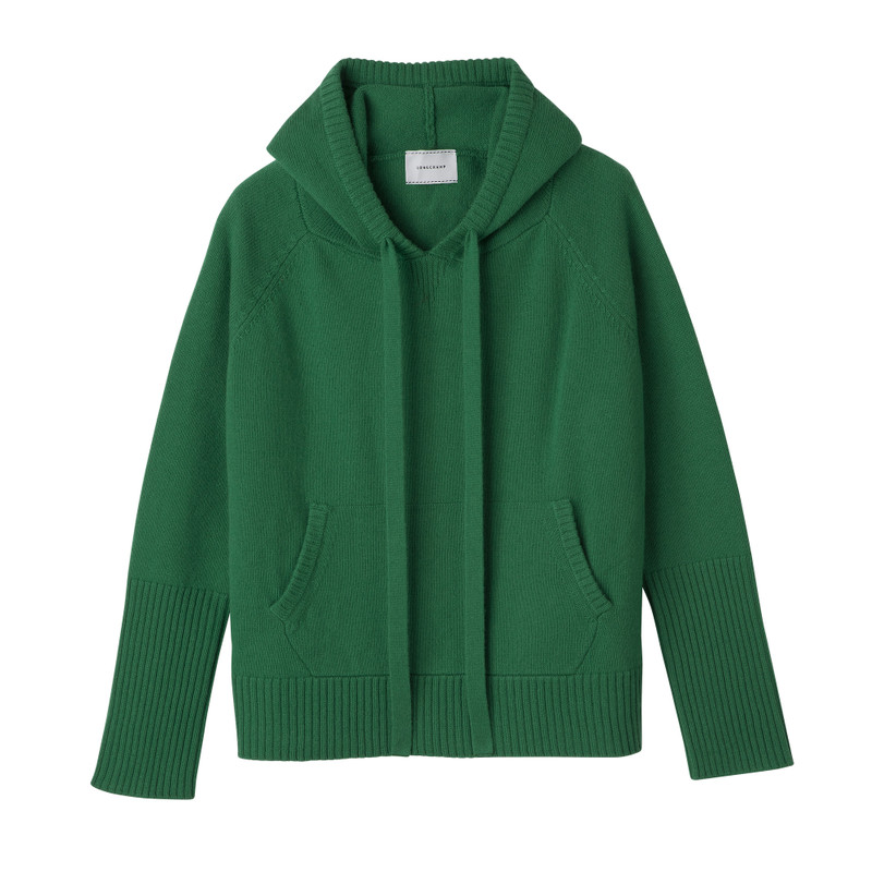 Hoodie jumper Green - Knit 1