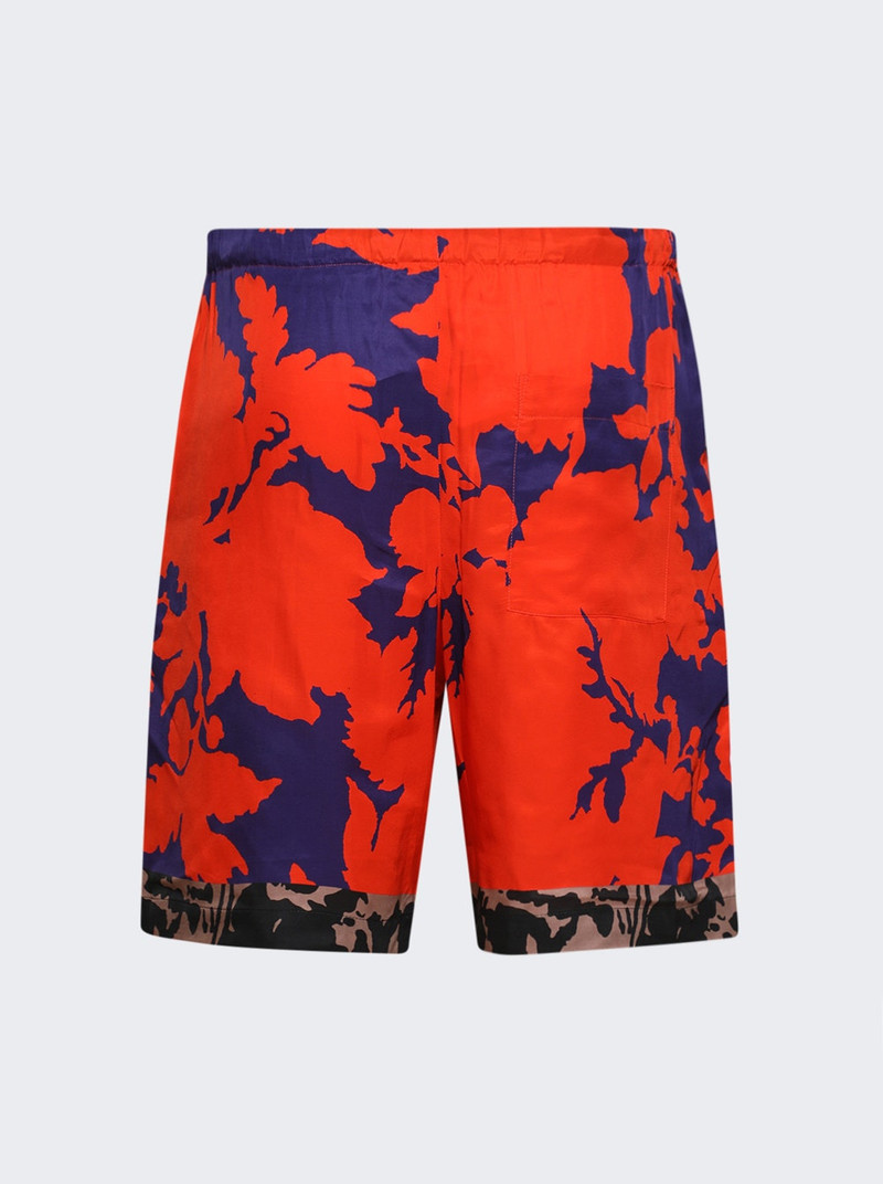 Dries Van Noten Piperi Shorts Vermillion outlook