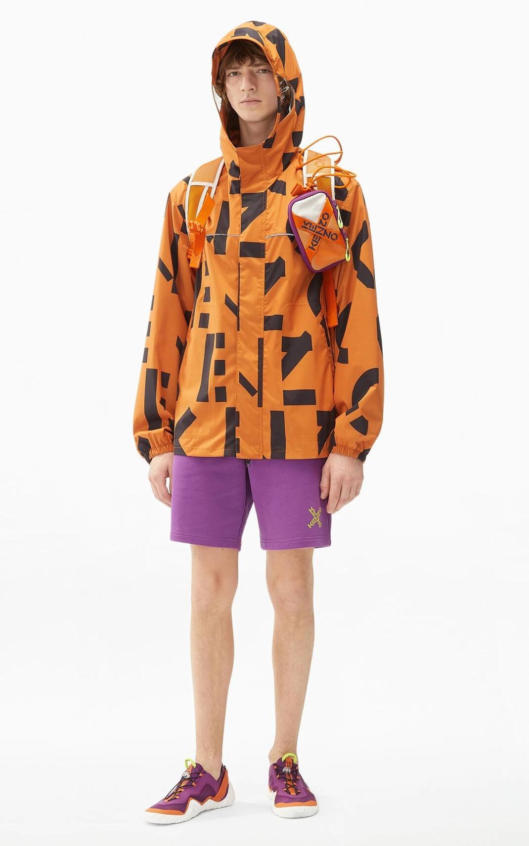 KENZO Sport monogrammed parka - 2