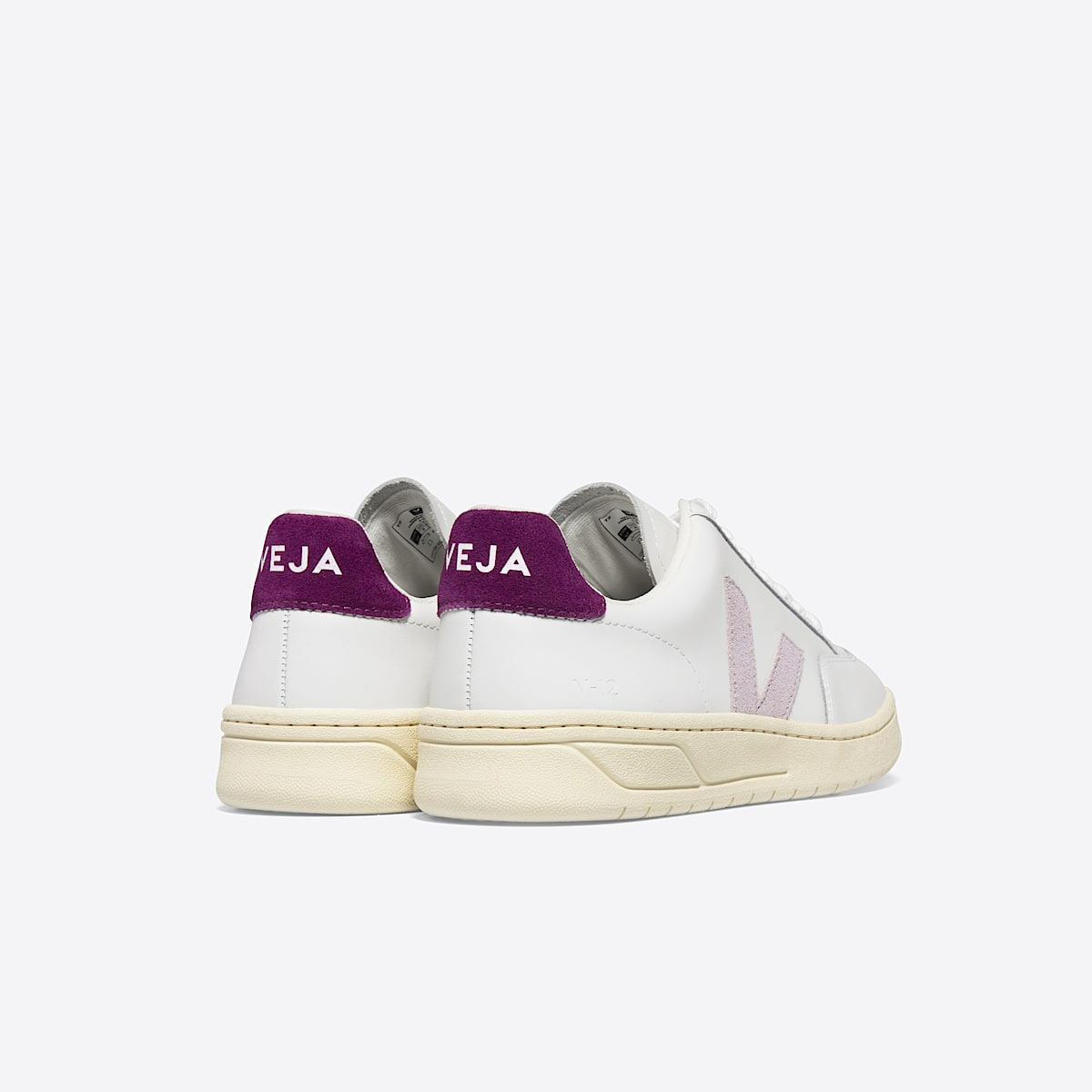 V-12 LEATHER WHITE PARME MAGENTA - 3