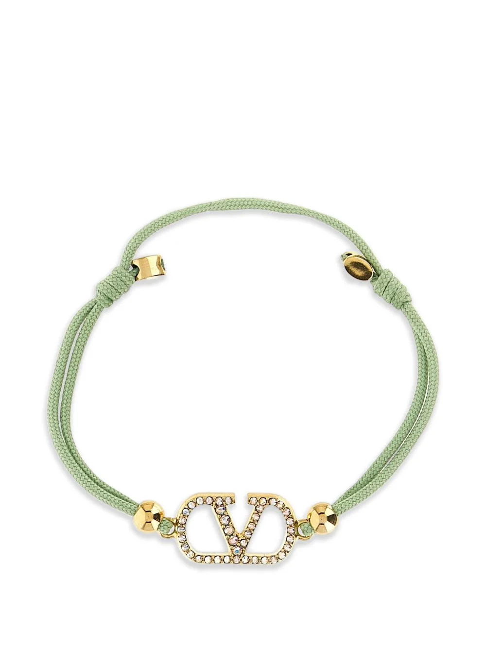 VLogo Signature crystal-embellished bracelet - 1