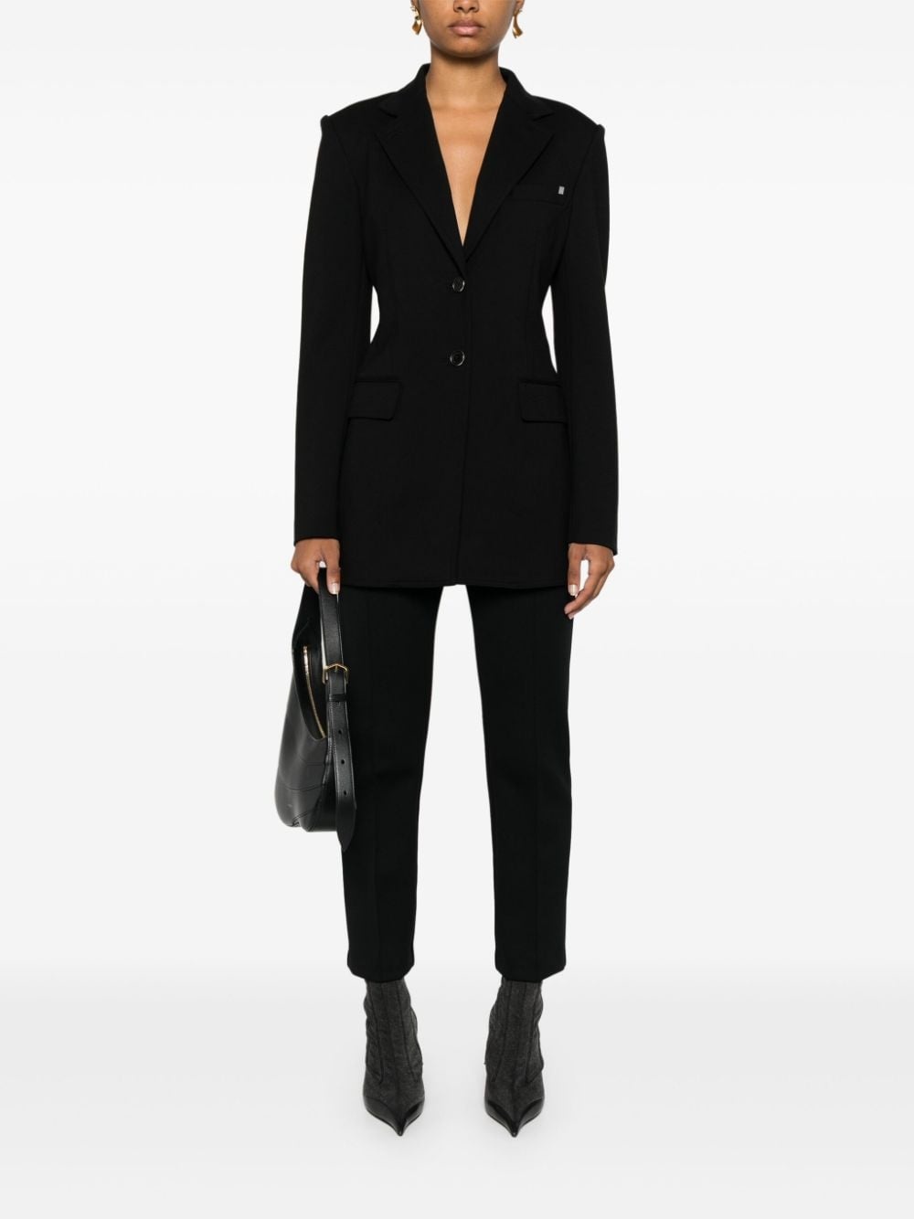 zip-detailed blazer - 2