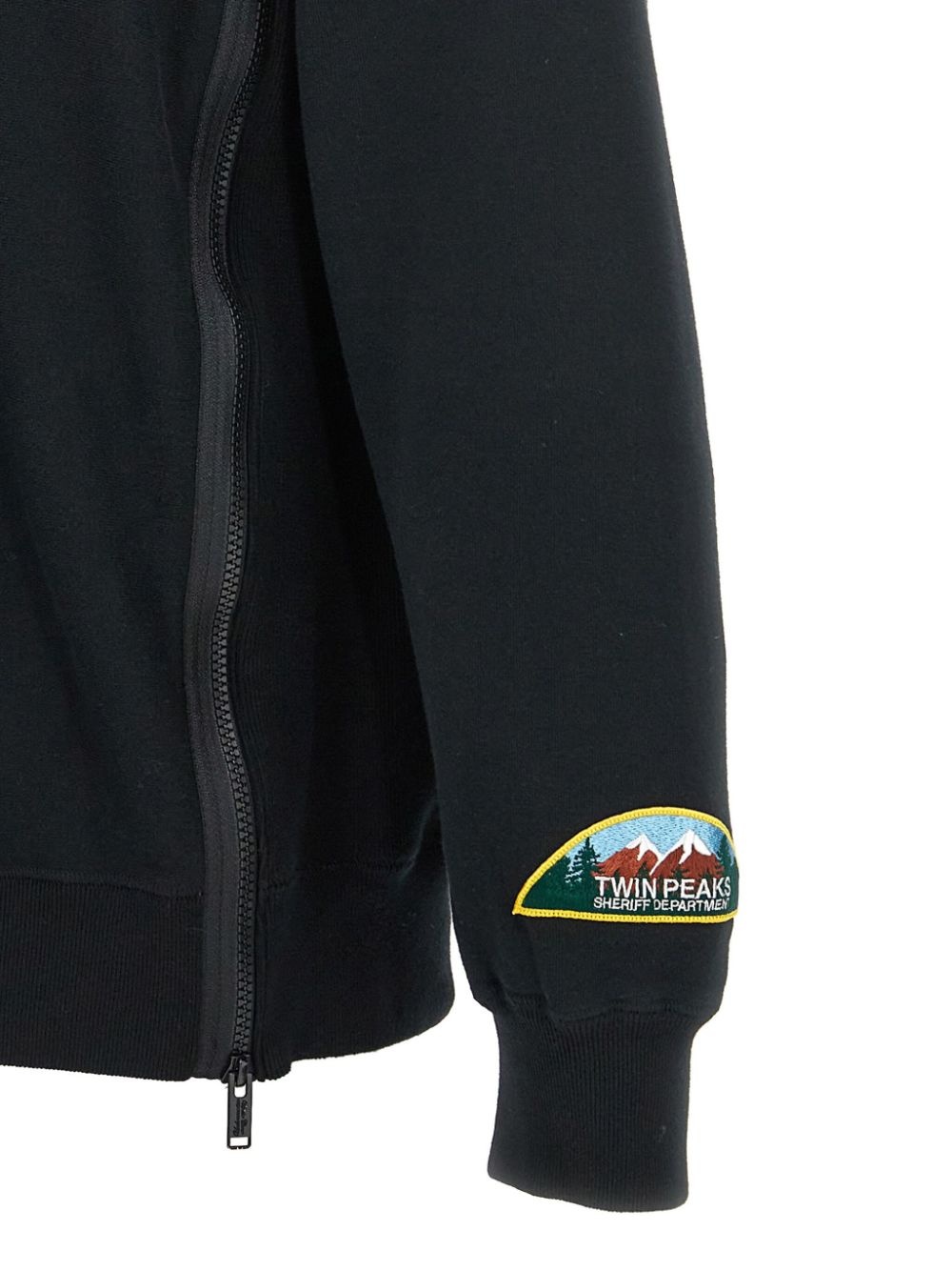 patch-detail hoodie - 4