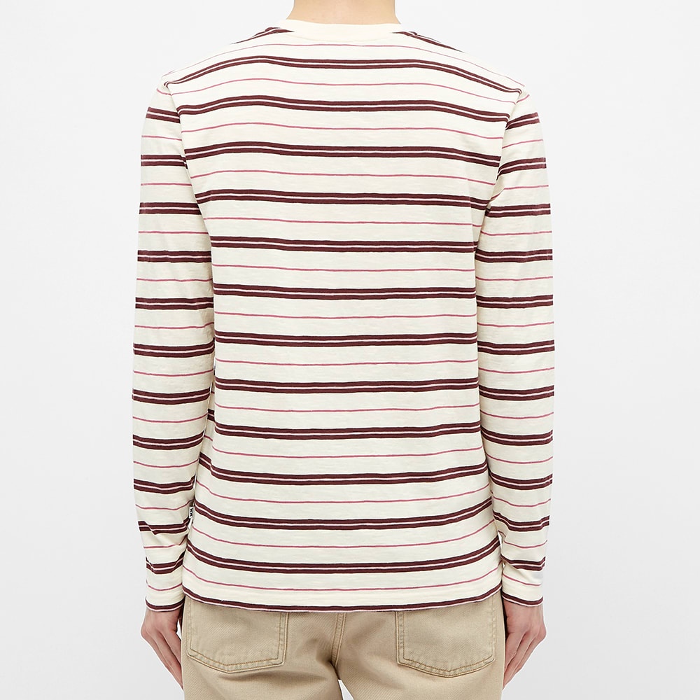 Wood Wood Long Sleeve Peter Striped Tee - 4