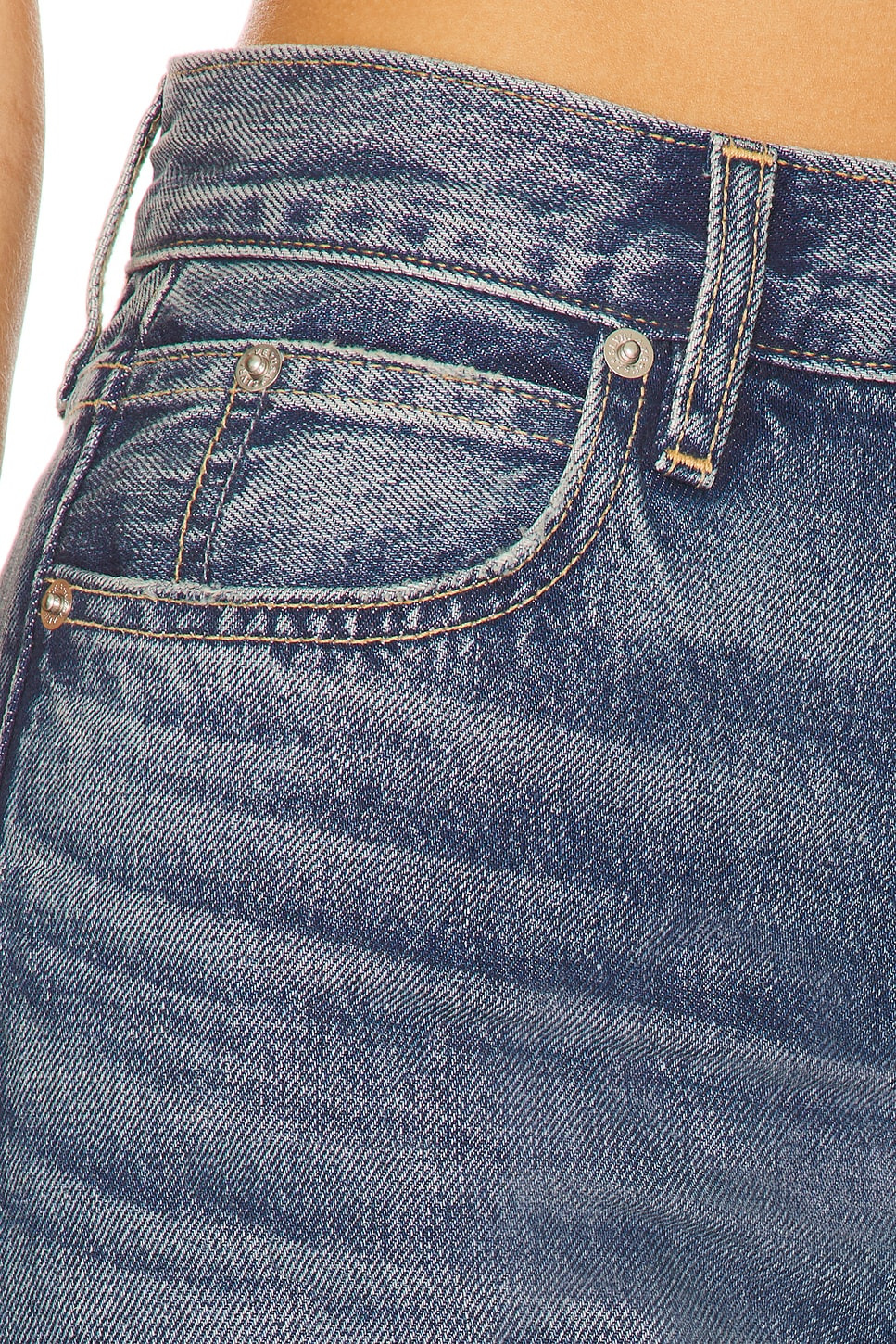 London Turn Up Straight Jeans - 6