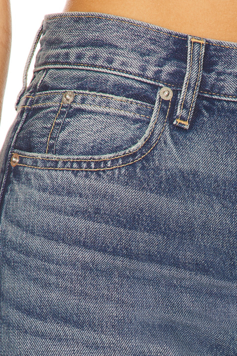 London Turn Up Straight Jeans 6