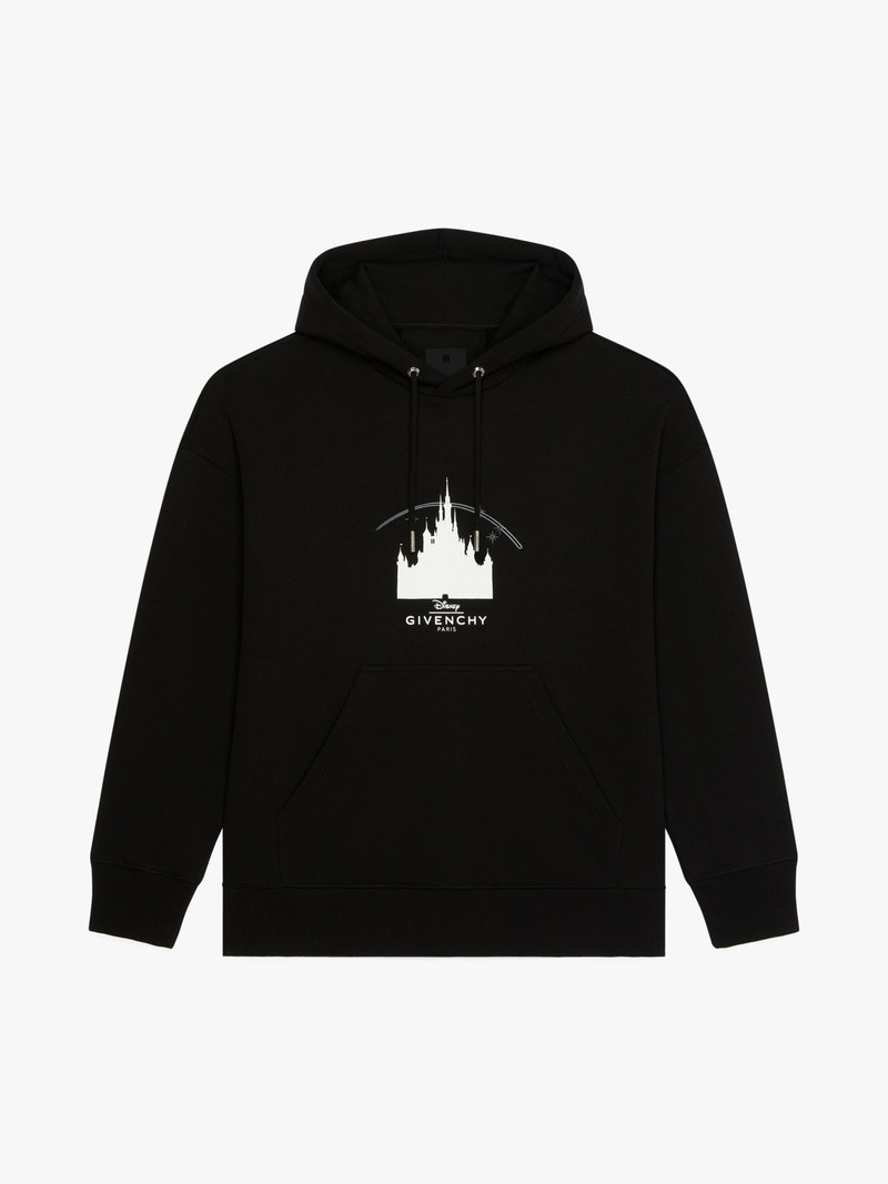 SLIM FIT DISNEY CASTLE HOODIE IN PRINTED FELPA 1