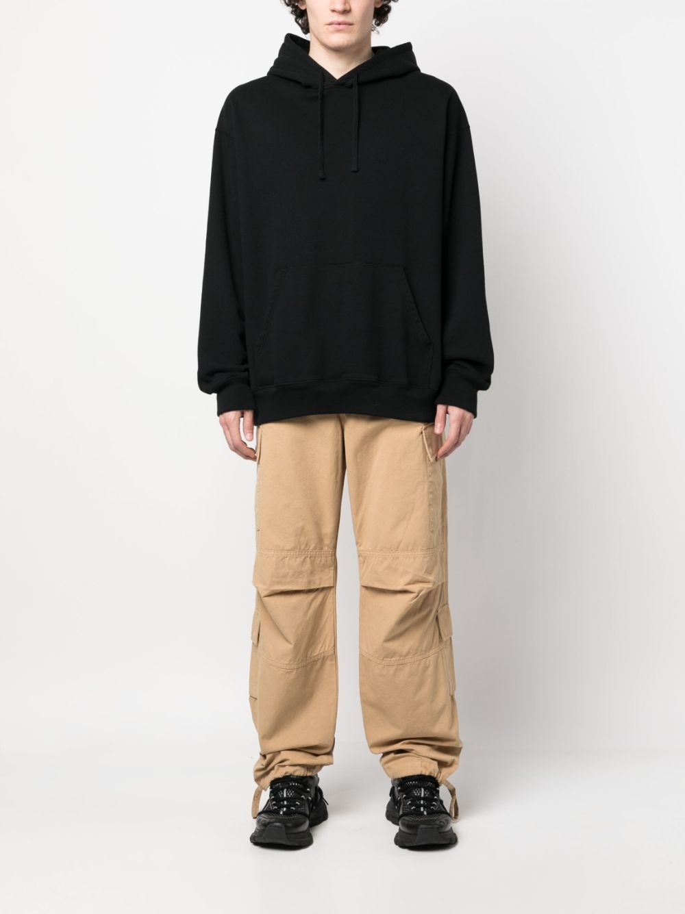wide-leg cargo trousers - 2