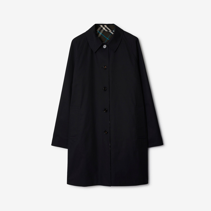 Long Reversible Gabardine Car Coat 1