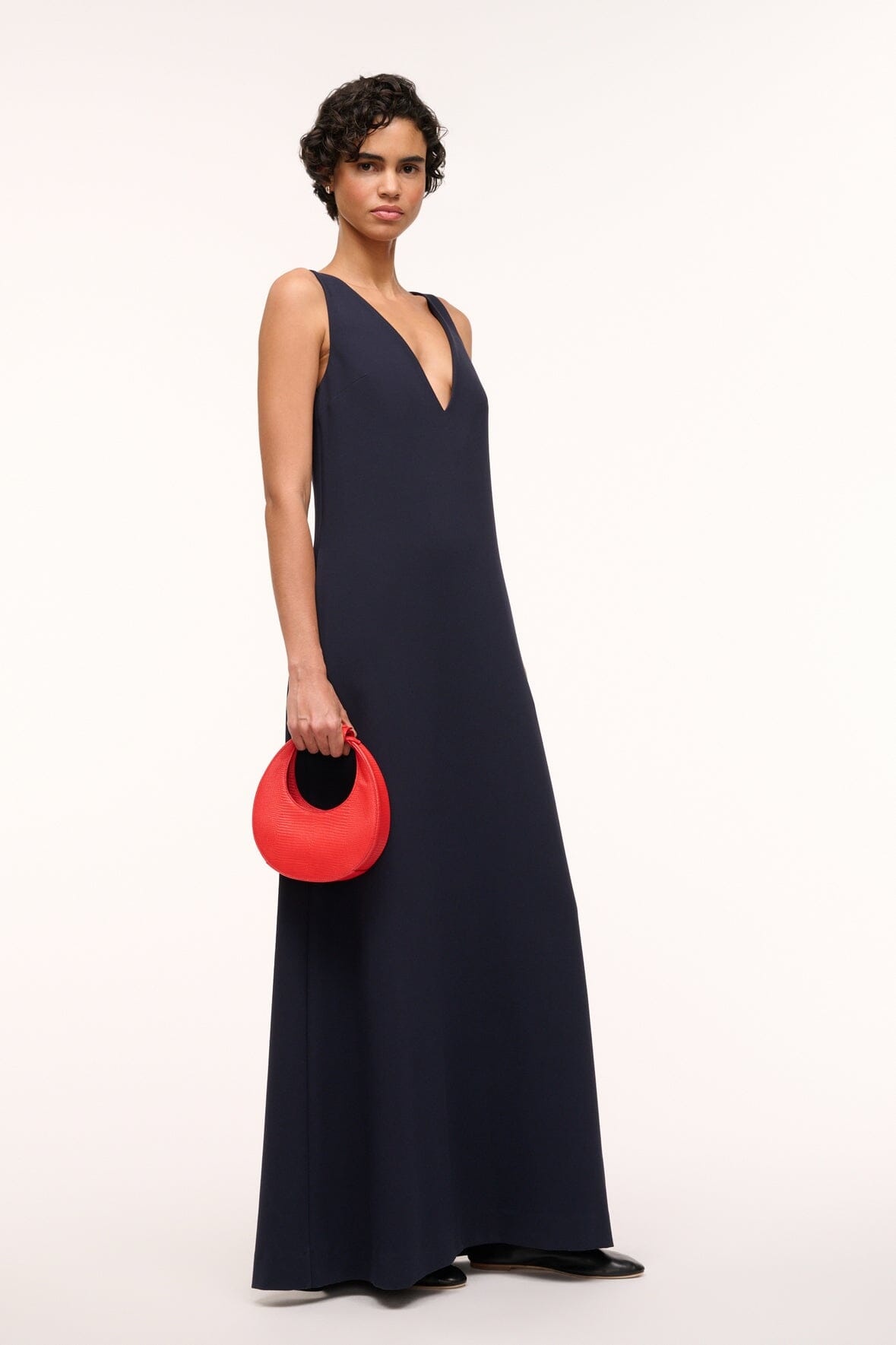 STAUD GOODNIGHT MOON BAG RED ROSE - 2