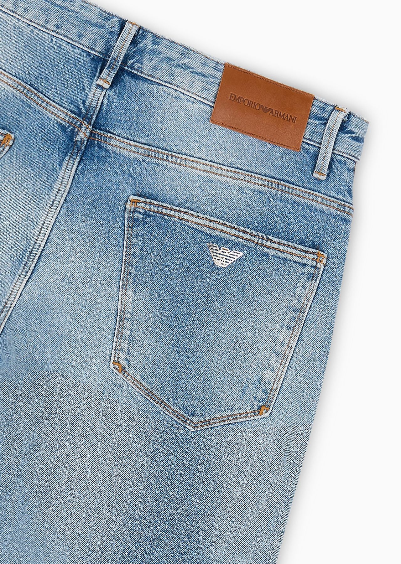 J06 slim-fit, worn-look, stretch-denim jeans - 6