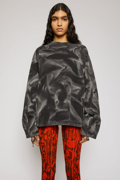 Acne Studios Tie-dye sweatshirt black outlook