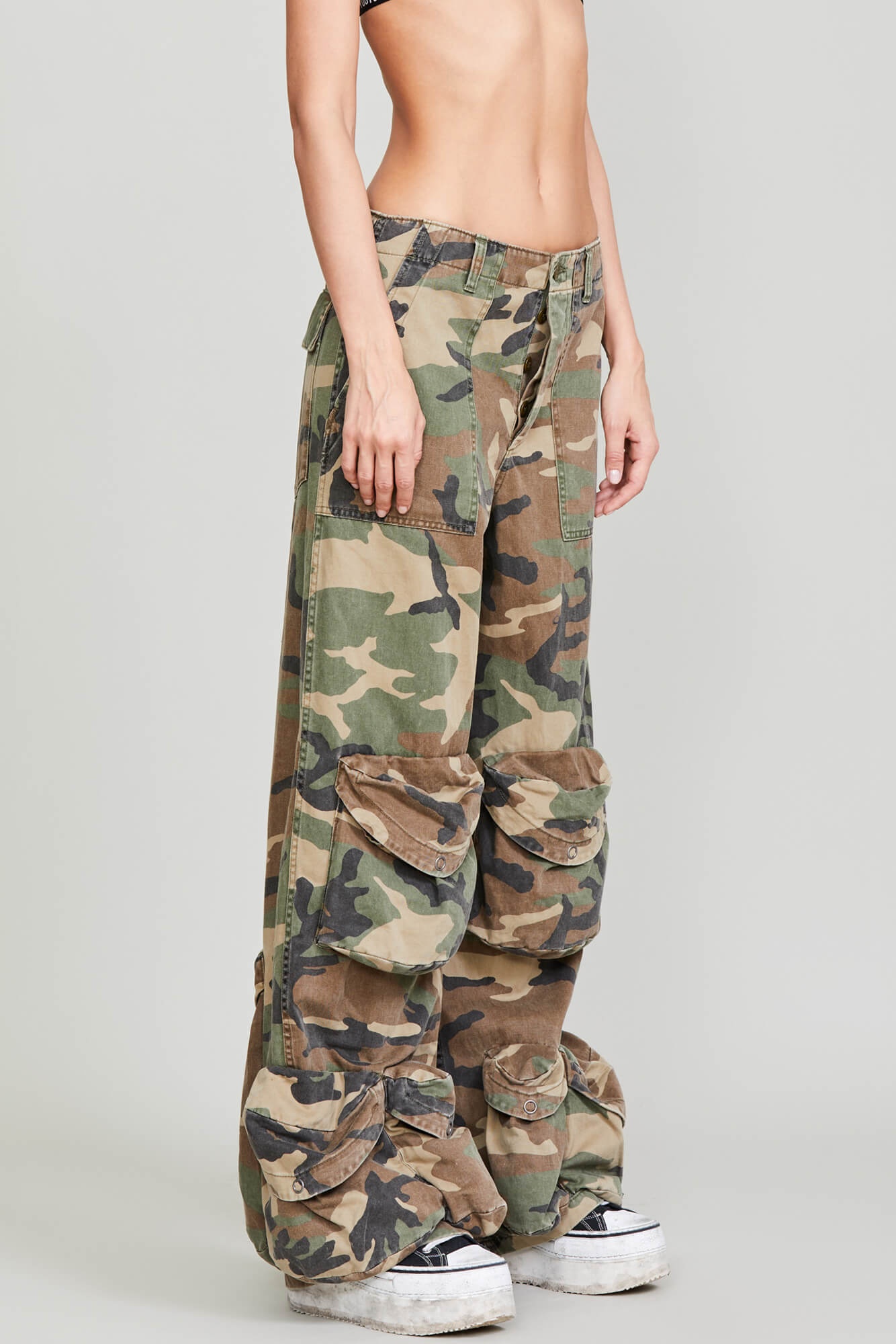 MULTI-POCKET UTILITY PANT - CAMO - 2